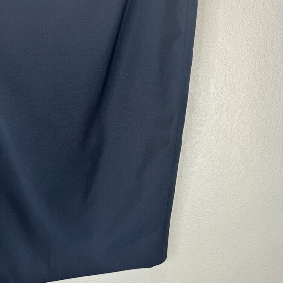 Escada Womens Rabah Pencil Skirt Size 38 Dark Blue Knee Length Career Classic‎ - Picture 4 of 16